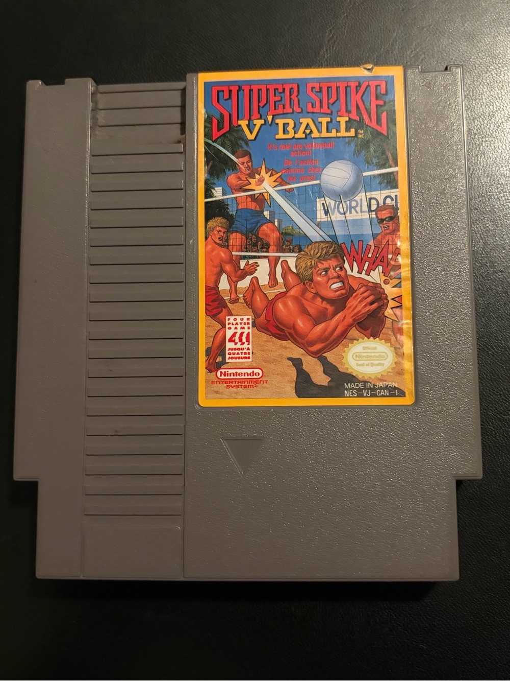 Super Spike V Ball NES Nintendo Vintage Video Game Console Toys